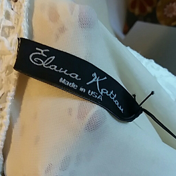 Eluana Kattan queen annes lace peplum blouse - Picture 6 of 8